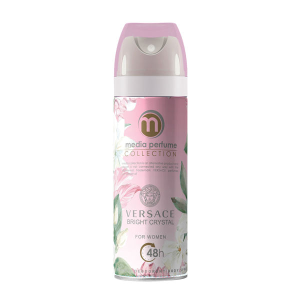 اسپری زنانه مدیا (Media) مدل VERSACE BRIGHT CRYSTAL
