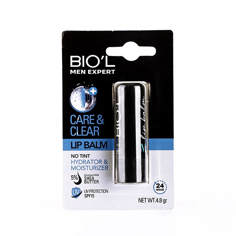 بالم لب بی رنگ بیول مدل Care And Clear با SPF15 مناسب آقایان