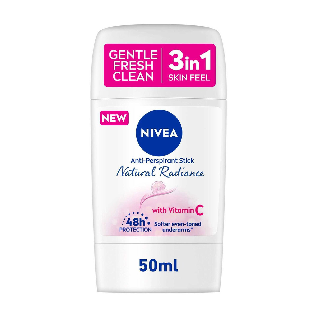 مام صابونی ضد تعریق زنانه نیوآ NIVEA مدل نچرال رادیانتس 50 میل