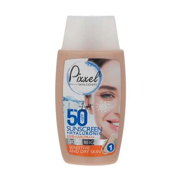 کرم ضد آفتاب بژ روشن پیکسل مدل Sensitive And Dry Skin حجم 50 میلی لیتر
