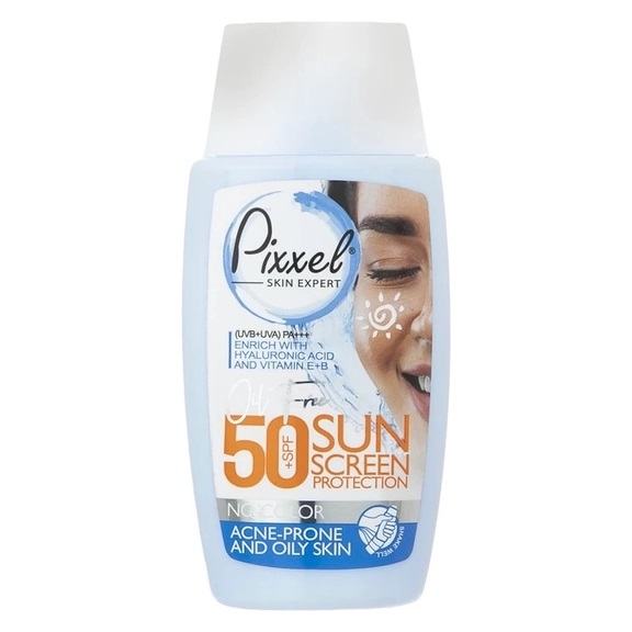 کرم ضد آفتاب بی رنگ پیکسل مدل Acne Prone حجم 50 میلی لیتر