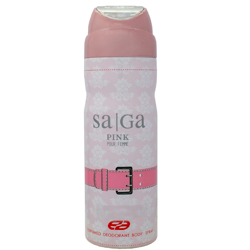 اسپری بدن زنانه امپر مدل Saga Pink