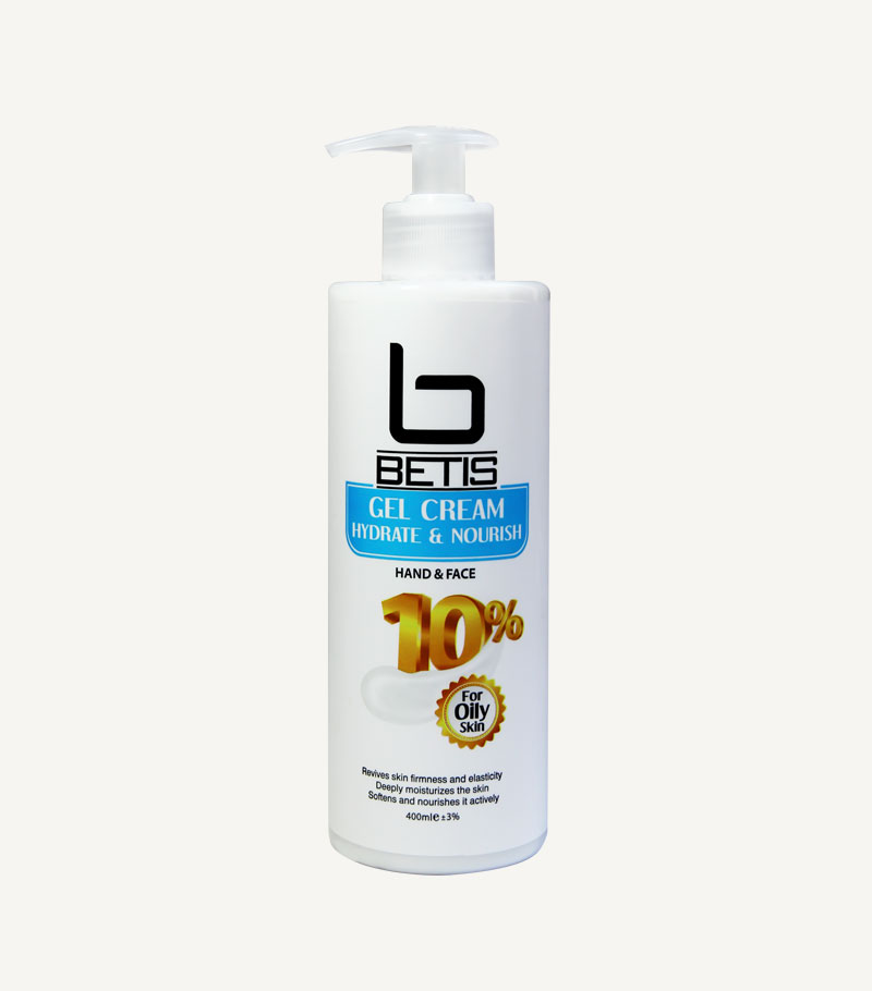 ژل کرم آبرسان پمپی بتیس 10%
